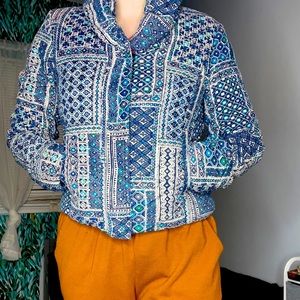 Anthropologie Pilcro and the Letterpress Quilted Puffer Coat